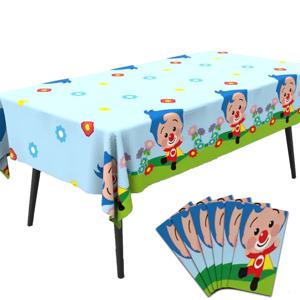Plim Clown 식탁보 장식 Plim Plim 어린이를위한 일회용 테이블 커버 생일 파티 서커스 광대 베이비 샤워 용품