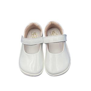 Tipsietoes 소녀와 소년을위한 새로운 메리 제인 정품 가죽 신발 어린이 맨발 운동화 경량 미니멀리스트 더블 스트랩