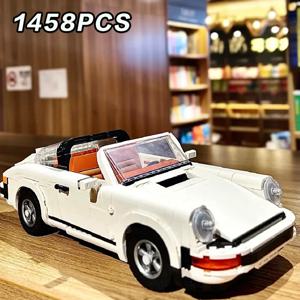 1458PCS 신기술 복고풍 자동차 모델 10295 빌딩 블록과 호환 클래식 모델 장식 장난감 크리스마스 선물