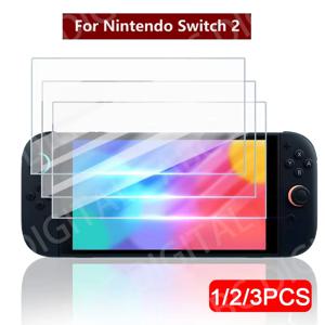 1/2/3PCS Nintend Switch 2 용 보호 강화 유리 Nintend Switch 2 액세서리 용 안티 스크래치 보호 필름 HD Clear