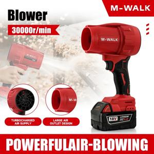 M-WALK 전기 터보제트 팬 30000r/min 초강력 바람 풍량 자동차 먼지 제거 도구 18V 밀워키 배터리 핀 블로워용