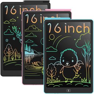 16인치 LCD 쓰기 태블릿, 생생한 색상의 대형 전자 드로잉 보드, 지울 수 있는 화면, 완벽한 교육용 장난감
