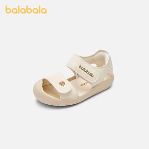 Balabala 어린이 샌들 2025 여름 새로운 미끄럼 방지 벨크로 유아 신발 땀 흡수 신발