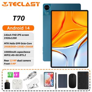 Teclast T70 태블릿 MTK G99 옥타 코어 14인치 FHD IPS 디스플레이 8GB RAM 256GB ROM 안드로이드 14 WIFI5G 10000mAh 13MP+8MP 4G 듀얼 SIM