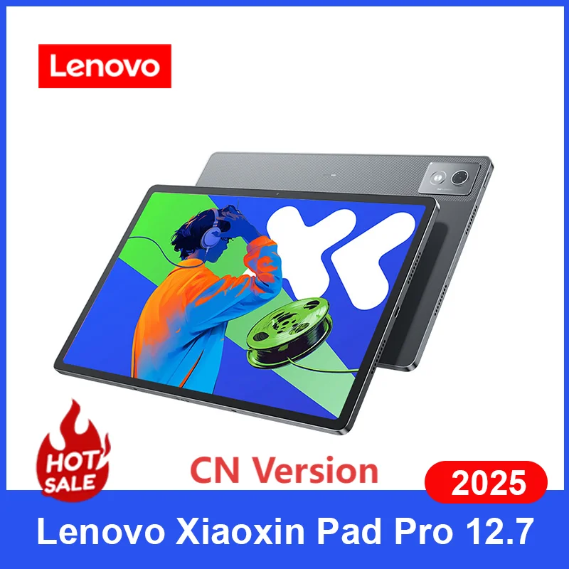 오리지널 중국판 레노버 샤오신 패드 프로 12.7 2025 패드 MTK 디멘시티 8300 144Hz 128GB 256GB 10200mAh 45W 충전 GPS 태블릿