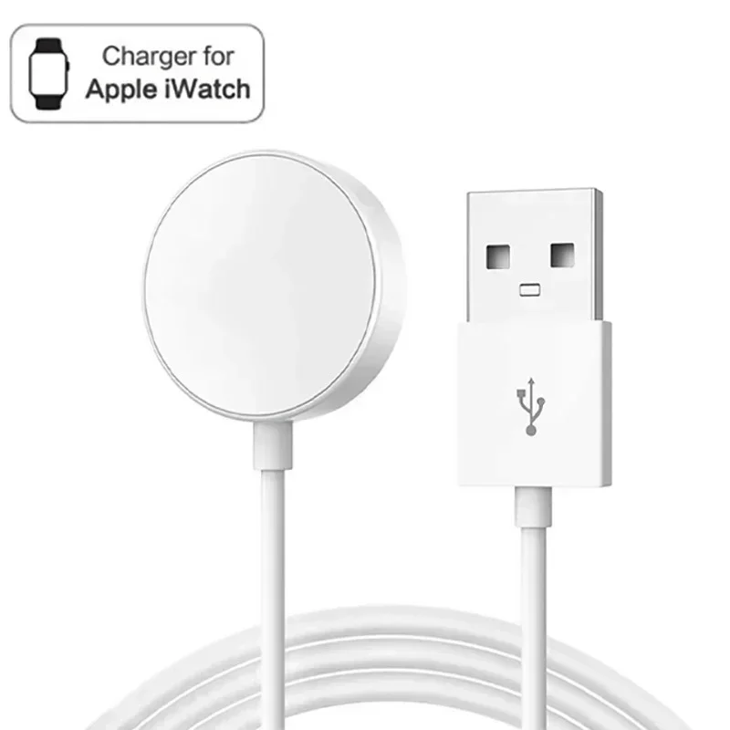 Apple Watch Ultra 시리즈 10 9 8 7 6 SE 유형 C iWatch 시리즈 5 3 2 용 고속 충전 케이블 용 자기 무선 USB 충전기