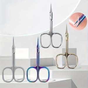 스테인레스 스틸 매니큐어 죽은 피부 도구 죽은 피부 가위 날카로운 코 가위 러시아 독수리 후크 죽은 피부 가위