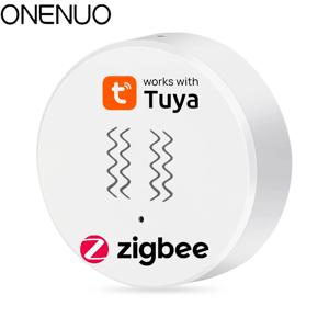 Zigbee 기능 감지 기능이 있는 진동 센서 Tuya Smart Life APP 알림 실시간 모션 충격 알람 기록 기록