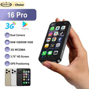 SERVO 16Pro 안드로이드 미니 스마트폰 3G WCDMA 1GB+16GB 메모리 플레이 스토어 WiFi 핫스팟 3.75