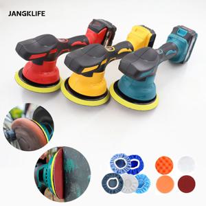 JANGKLIFE 자동차 폴리 셔 왁싱 기계 Makita/Dewalt/Milwaukee 21V 배터리 용 8 위치 조정 가능한 전기 왁싱 도구