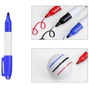 PGM 3pcs 골프 마커 특수 마커는 방수 기능이 있으며 퇴색하기 쉽지 않으며 휴대가 간편합니다.