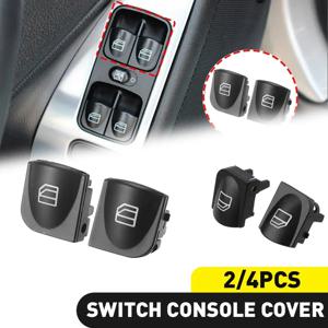 2/4Pcs 메르세데스 벤츠 W203 C-CLASSC320 C230 C240 ​​C280 OE 용 창 스위치 콘솔 커버 캡 2038200110   인테리어 액세서리