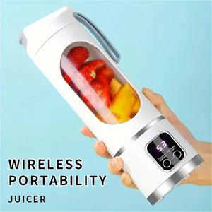 블렌더 주서기 휴대용 전기 주서기 450ml 8 블레이드 여행 주서기 기계 충전식 쉐이크 스무디 블렌더 신선한 주스 컵