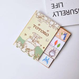 카와이 문구 일본어와 한국어 창의적 귀여운 만화 N 번 스티커, 노트 패드, 메시지 스티커