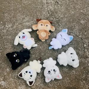 Kpop 플러시 JUNGWON HEESEUNG JAY JAKE SUNGHOON 인형 장난감 열쇠 고리 카와이 만화 펜던트 액세서리 가방 팬 선물