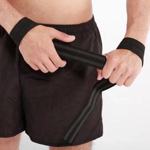 1 쌍 미끄럼 방지 역도 스트랩 Heavylifting 보디 빌딩 및 파워 리프팅을위한 데드 리프트 스트랩