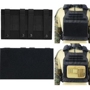 전술 Molle 패치 패널 장착 플래 카드 배지 패드 사기 패치 후크 및 루프 디스플레이 보드 사냥을위한 MOLLE 시스템