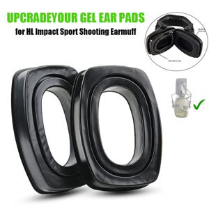 Howard Leight Impact Sport 전자 슈팅 귀마개 사냥 청력 보호 전술 헤드셋 용 1 쌍 젤 이어 패드