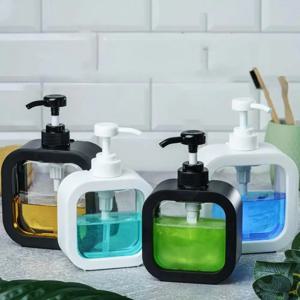 1 PC 300ml/500ml 욕실 비누 디스펜서 리필 형 로션 샴푸 샤워 젤 홀더 휴대용 여행 디스펜서 빈 목욕 펌프