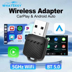 플러그앤플레이 무선 카플레이 안드로이드오토 어댑터 - BT/WiFi 듀얼모드 지원 (기아, 현대, 제네시스, 쌍용, 르노삼성, 동풍, 폭스바겐, 닛산, 피아트 호환)