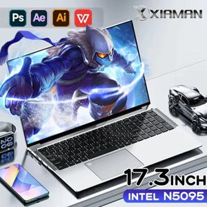17.3인치 노트북 컴퓨터 인텔 N5095 윈도우 11 16GB DDR4 1TB SSD 지문인식 잠금해제 게이밍 노트북 백라이트 노트북 PC 컴퓨터