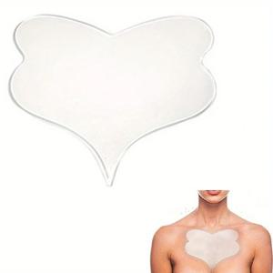 주름을위한 실리콘 가슴 주름 패치 밤새 주름 방지 패치 재사용 가능한 주름 관리 스킨 케어 도구 패치