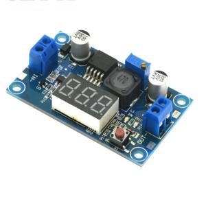 LM2596 DC DC 스텝 다운 컨버터 전압 레귤레이터 LED 디스플레이 전압계 4.0 ~ 40 ~ 1.25-37V 벅 어댑터 가변 전원 공급 장치