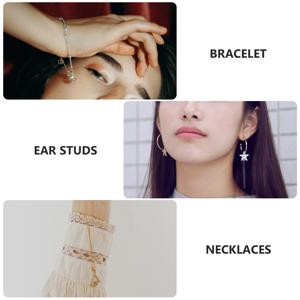 50 Pcs 꽃 액세서리 장식 귀걸이를위한 매력 금속 보석 만들기 목걸이 펜던트 비즈 작은 보석 구리