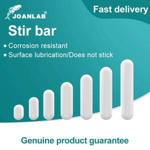 JOANLAB 자기 교반기 바 크기 15mm 20mm 25mm 28mm 30mm 35mm 40mm PTFE 자기 교반기 믹서 교반 막대 10 개 실험실 용품