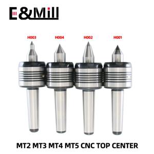 MT2 MT3 MT4 MT5 모스 CNC 선반 로터리 센터 모스 터닝 센터용 표준 더블 콘 헤드 라이브 센터 더블 탑 센터