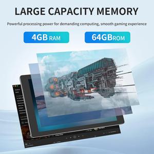 플래시 세일 10.1인치 4GB DDR RAM 64GB ROM Onn Windows 10 태블릿 Z8350 CPU 쿼드 코어 1920*1200 IPS 화면 HDMI 호환