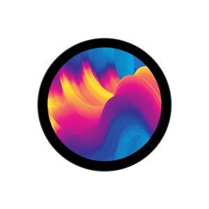 라즈베리 파이 HDMI 라운드 터치 디스플레이, 1080 × 1080, IPS, 10 포인트 터치, 광학 본딩 강화 유리 패널, 3.4 인치, 4 인치