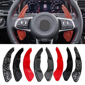 VW 골프 폴로 GTI R Rline MK7 MK7.5 Scirocco Volkswagen Car Accessoriy 용 자동차 스티어링 휠 패들 확장 DSG 지원