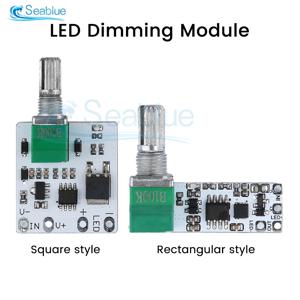 DC6-24V LED 미니 조광기 항압 램프 스트립 현미경 대전체 보광등 소형 스탠드 스위치 전위기 무급 모듈
