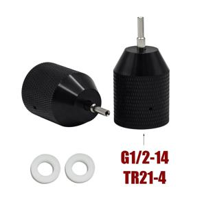 일회용 카트리지 실린더 탱크 병용 CO2 리필 충전 바늘 어댑터 스레드, G1/2-14 또는 TR21-14 충전, 신제품