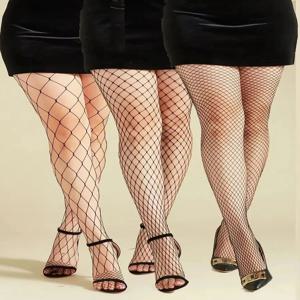 뜨거운 여성 긴 섹시 속이 빈 Fishnet 스타킹 팬티 스타킹 블랙 높은 허리 스타킹 스타킹 팬티 Fishnet 란제리 고품질