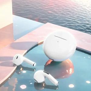 Pro 6 TWS 무선 헤드폰, 마이크 폰 블루투스 이어폰 스포츠 이어 버드, Apple IPhone Xiaomi 용 Pro6 헤드셋 실행