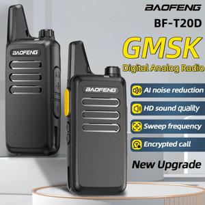 새로운 Baofeng BF-T20 D GMSK 워키 토키 휴대용 Type-C 충전 UHF BF-888S F22 스테이션 호텔 사냥을위한 양방향 라디오