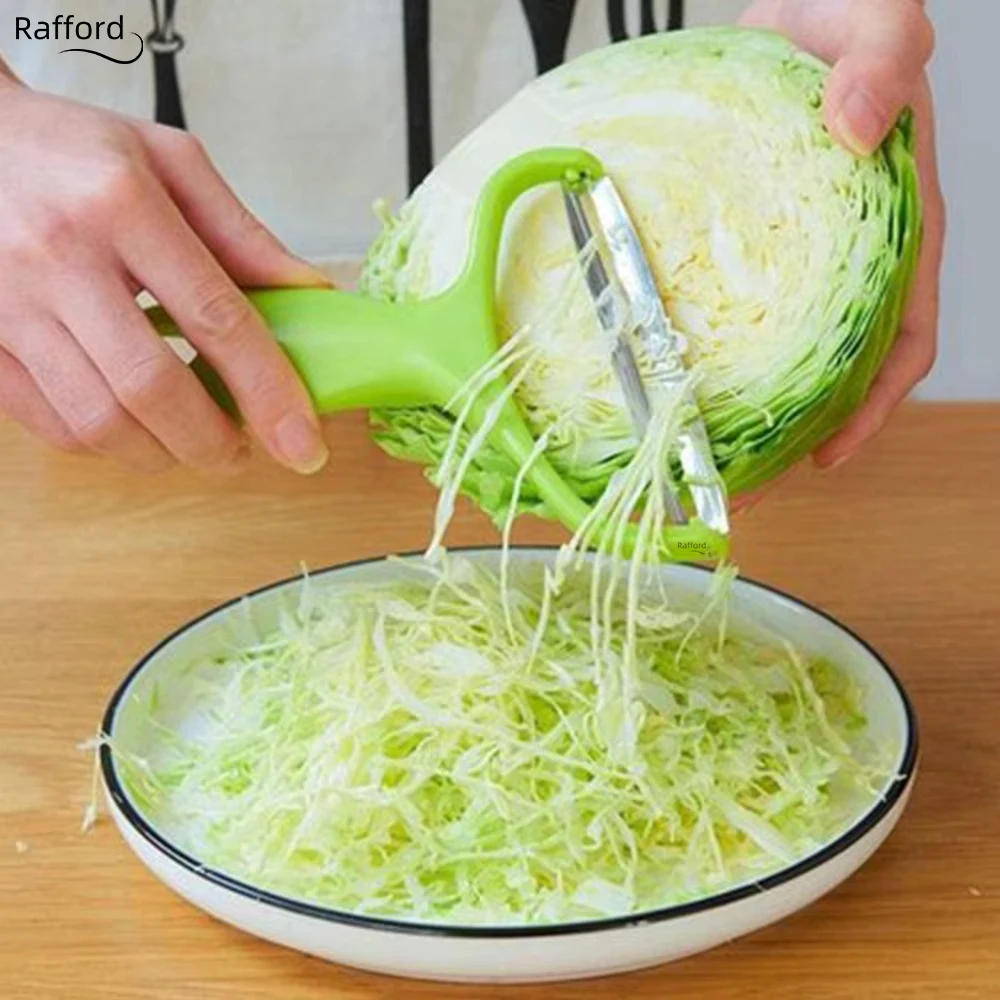 1 Pcs 필러 야채 과일 스테인레스 스틸 양배추 Graters 샐러드 감자 슬라이서 주방 악세사리 요리 도구 와이드 입