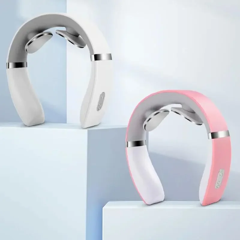전기 목 마사지기 USB 충전 직장, 여행, 휴대용 작동을 위한 휴대용 자궁 경부 마사지 장치 단순한 흰색