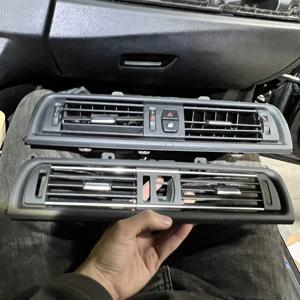 프론트 센터 AC 에어 벤트 그릴 커버 교체, BMW 5 시리즈 F10 F11 520i 523i 525i 528i 535i 64229166885 64229209136