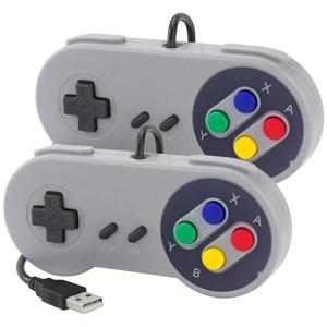 USB 게임 패드 레트로 게임 조이스틱 유선 컨트롤러 Linux 게임 PC NESPi RetroPie Windows Raspberry Pi 5 4B 3B + 3B