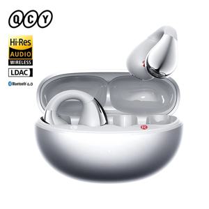 QCY Crossky C30S 오픈 이어 무선 이어폰 LDAC 이어 클립 이어버드가 포함된 고해상도 Bluetooth 6.0 클립 온 OWS 스포츠 헤드폰 40시간
