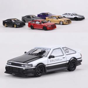 DCT 1:64 RWB AE86 코롤라 레빈 GT-Apex 합금 모델 자동차