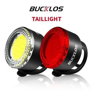 BUCKLOS 사이클링 라이트 COB 자전거 헤드 라이트 미등 LED 자전거 전면 후면 라이트 초경량 승마 경고 램프 도로 MTB 랜턴