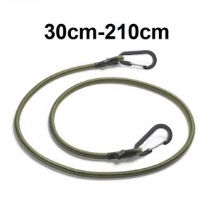 30-210cm 7mm 포장 밧줄 실버 후크가있는 탄성 번지 코드 자전거 용 경량 자동차 수하물 지붕 랙 스트랩