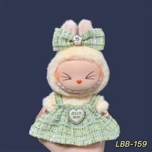 17cm 라부부 봉제인형 스커트 - DIY 의류 액세서리 선물용 귀여운 스커트 세트 534개 판매