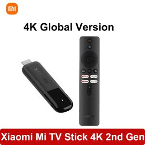 2025 글로벌 버전 샤오미 미 TV 스틱 4K 2세대 2GB 램 8GB 롬 블루투스 5.2 Wifi6 넷플릭스 구글 어시스턴트 스마트 TV 동글
