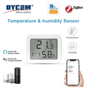 EWeLink Zigbee 3.0 온도 및 습도 센서, 저전력 소비, 실시간 모니터링, Alexa 및 Google과 호환 가능.
