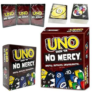 UNO NO MERCY 매칭 카드 게임 포켓몬 드래곤 볼 Z 멀티 플레이어 가족 파티 보드 게임 재미 있은 친구 엔터테인먼트 포커